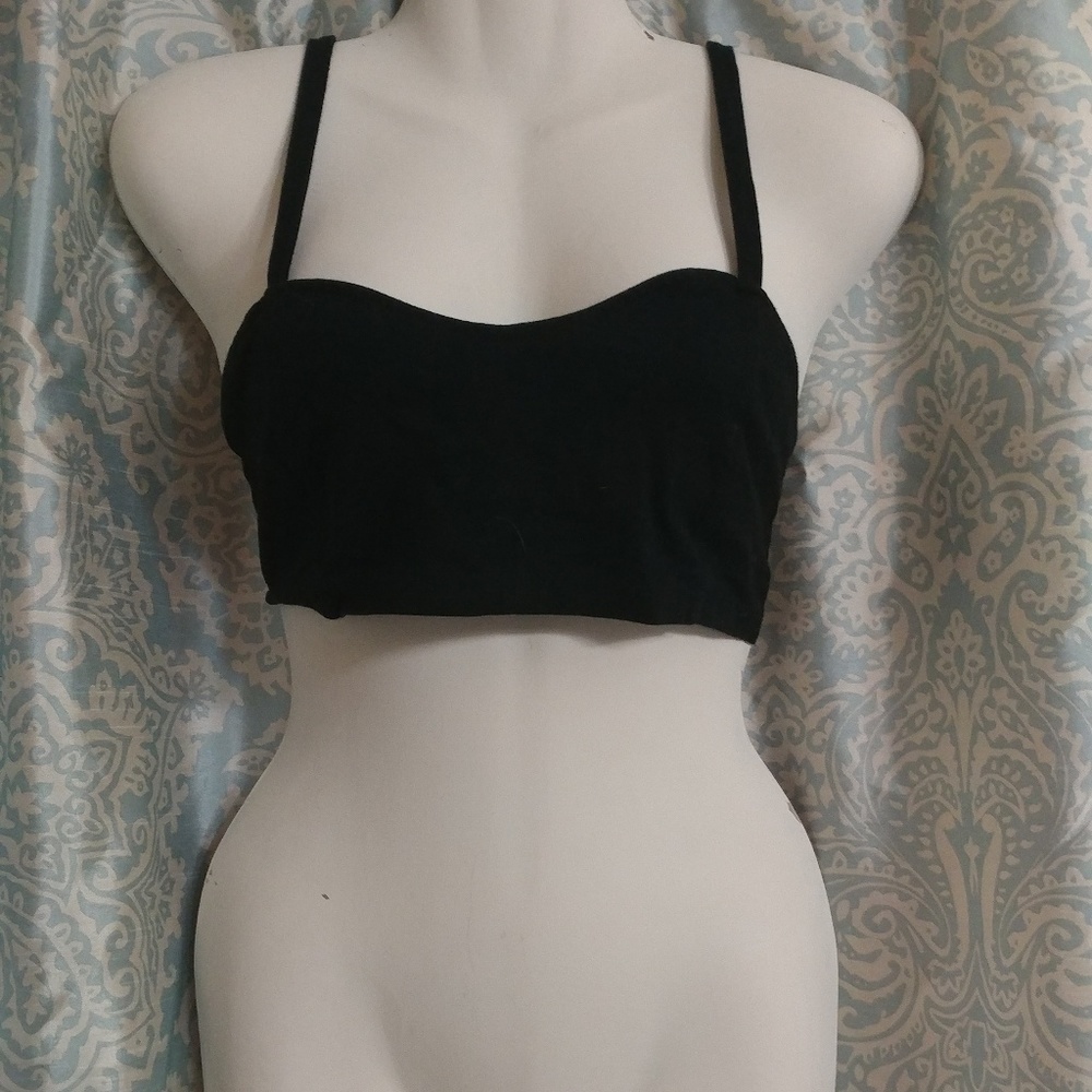 Black crop top